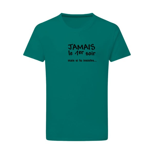 JAMAIS... - Flex noir Tshirt original Emerald Green  2XL