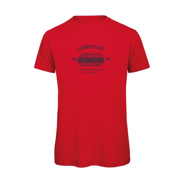 T-shirt humour original Combipolaire T Shirt couleur Red