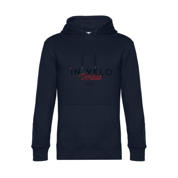 In-Velo-Veritas- Sweat à capuche original Navy Blue - RueDuTeeshirt