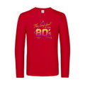 annee-80s-t-shirt-manches-longues-original-humour -Red