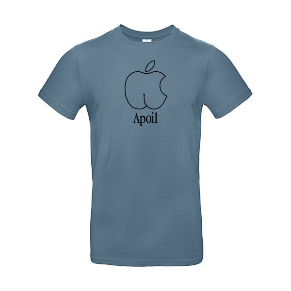 ApoilFlex noir - E190 T-shirt|Stone Blue||2XL