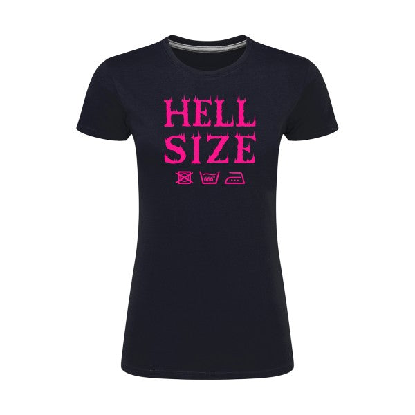 HELL SIZE ! Rose Fluo |T shirt original femme|SG