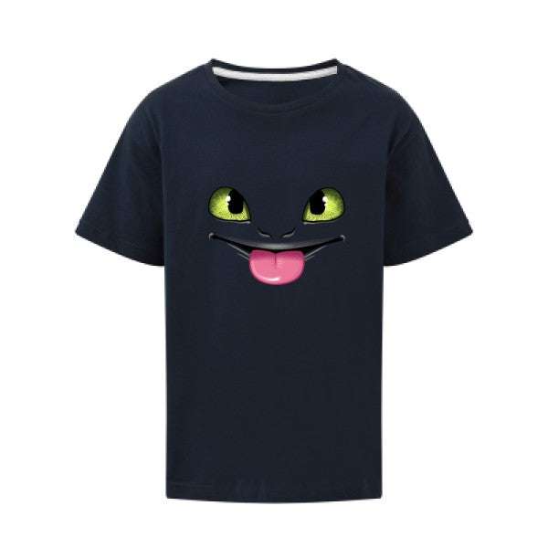 Dragon tongue SG - Kids T-shirt enfant Navy Taille 140 (9-10/XL)