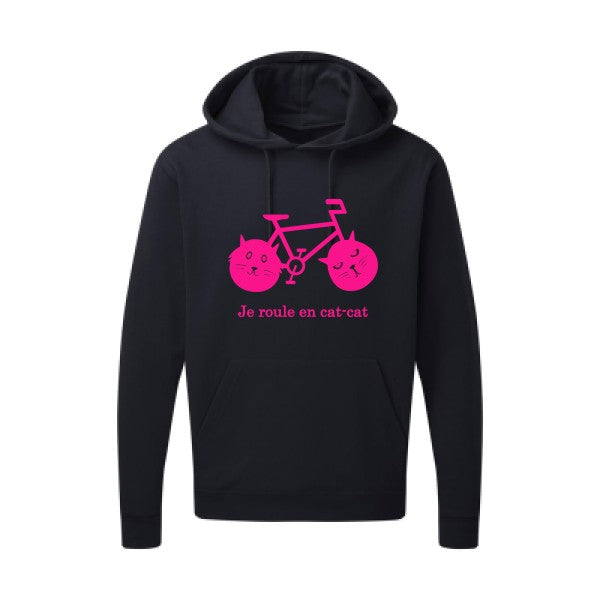 cat-cat bike Rose Fluo SG - Hooded Sweatshirt Sweat capuche