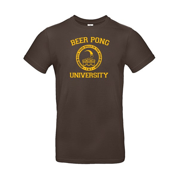 Beer PongFlex jaune or - E190 T-shirt|Brown||2XL