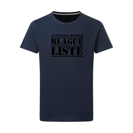 BLAGUE LISTÉ - Flex noir Tshirt original Denim  XL