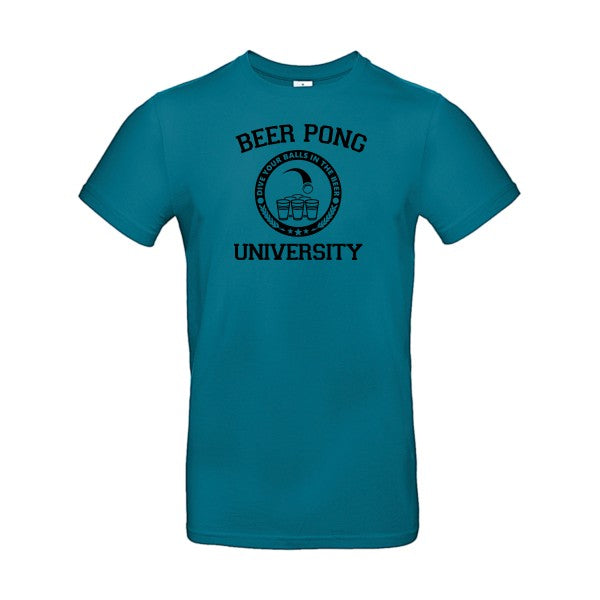 Beer PongFlex noir - E190 T-shirt|Diva Blue||2XL