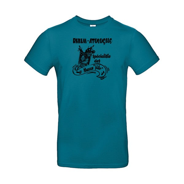 Rhum-atologue flex noir B&C - E190 T-shirt|Diva Blue||2XL