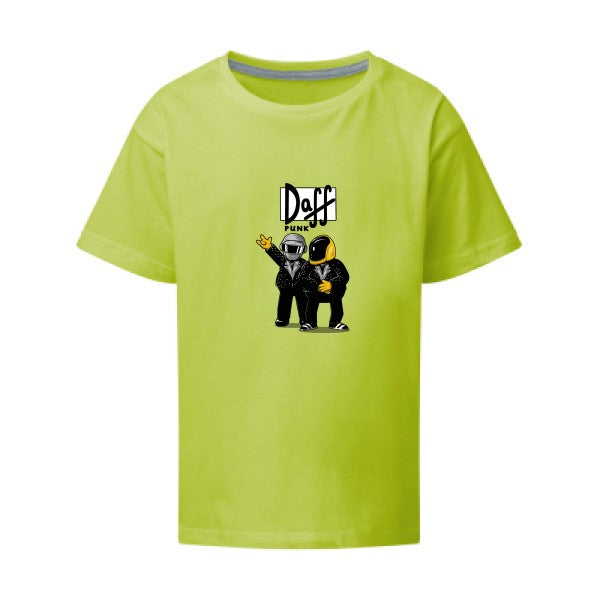 Daff Punk SG - Kids T-shirt enfant Lime Taille 152 (11-12/2XL)