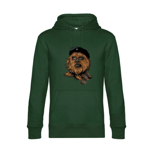 Chewie-guevara- Sweat à capuche original Bottle Green - RueDuTeeshirt