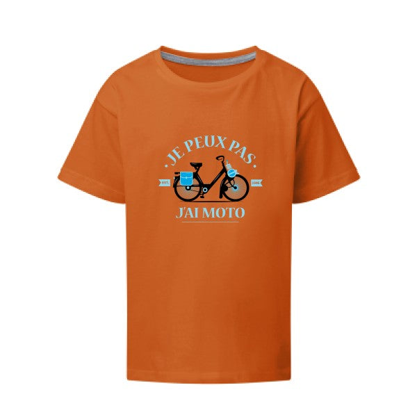 Je peux pas j'ai moto SG - Kids T-shirt enfant Orange Taille 152 (11-12/2XL)