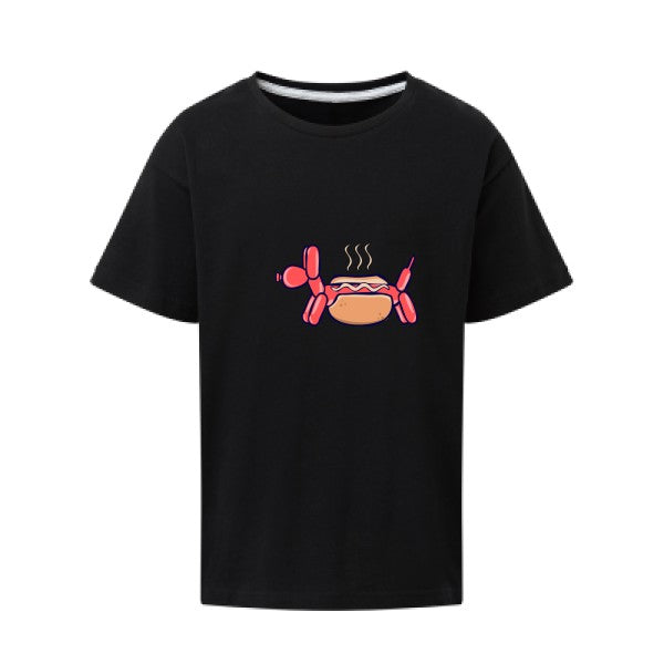 HotDog SG - Kids T-shirt enfant Dark Black Taille 152 (11-12/2XL)