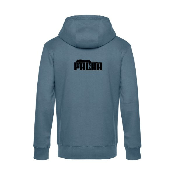 Pacha sweat shirt original nordic blue flex Noir impression Dos