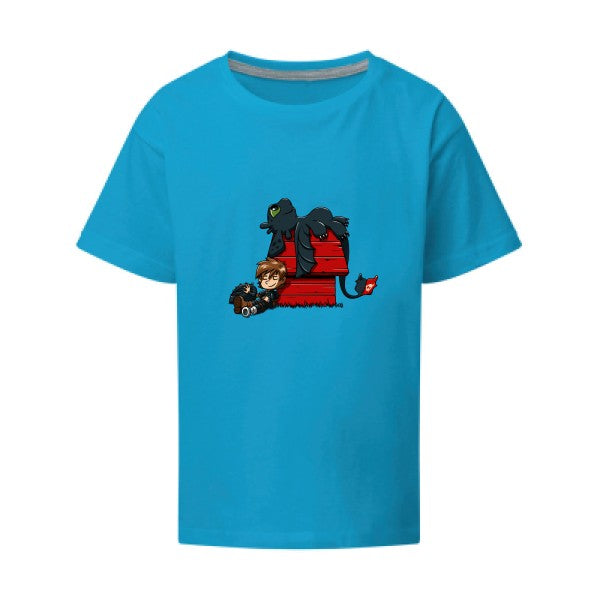 Dragon Peanuts SG - Kids T-shirt enfant Turquoise Taille 152 (11-12/2XL)