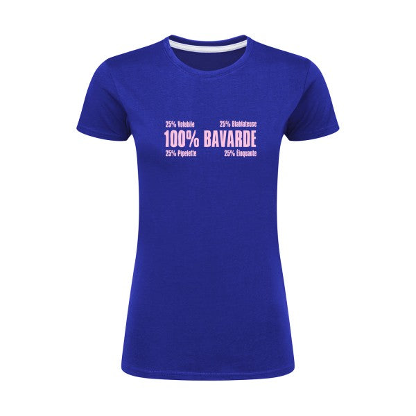 t-shirt Bavarde Rose |T shirt original femme|SG