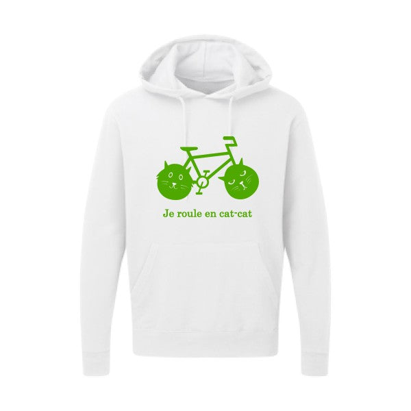 cat-cat bike Vert pomme SG - Hooded Sweatshirt Sweat capuche