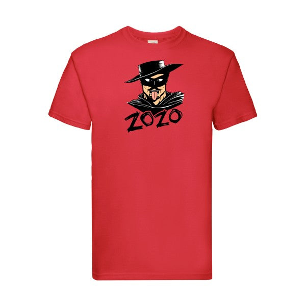 Zozo ! Fruit of the loom 205 g/m² T-shirt/ Red