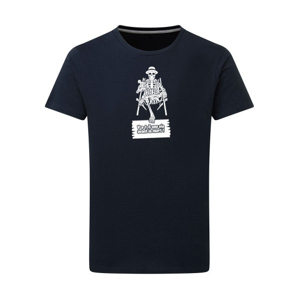 Y a-t-il une vie avant la mort ? - Flex Blanc Tshirt original Navy  5XL