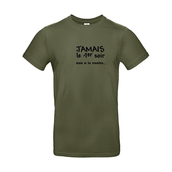 JAMAIS... Flex noir |E190 T-shirt|Urban Khaki||2XL