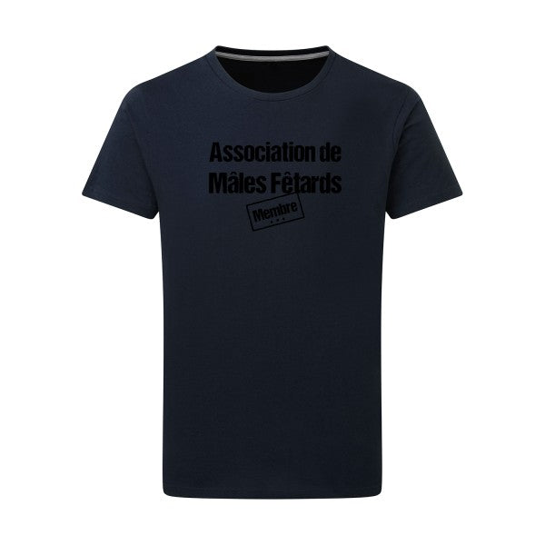 Association de Mâles Fêtards - Flex noir Tshirt original Navy  5XL