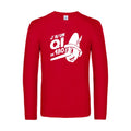 quotient intellectuel - t shirt- manches- longues- original- humour- Red impression Face