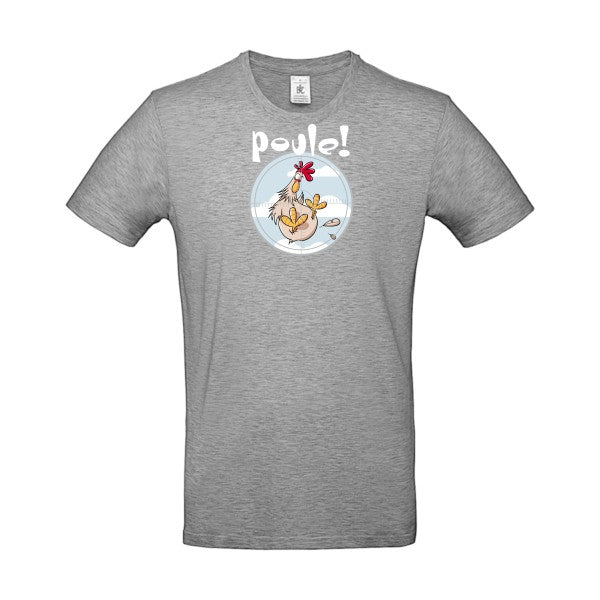 Poule-! - t-shirt original Sport Grey