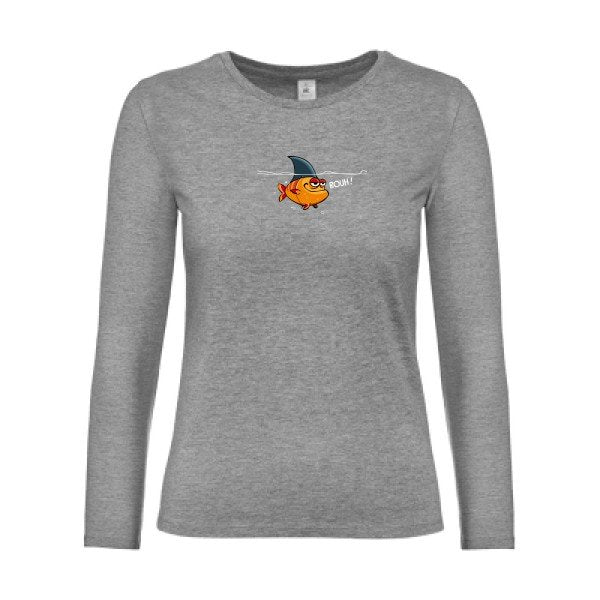 t-shirt lsl femme Bouh-  Sport Grey flex 