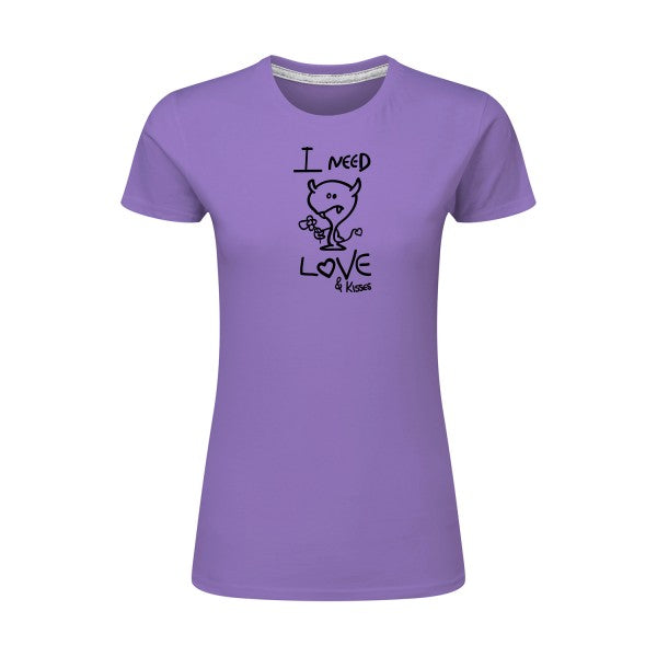 LOVER | Noir |T shirt original femme|SG