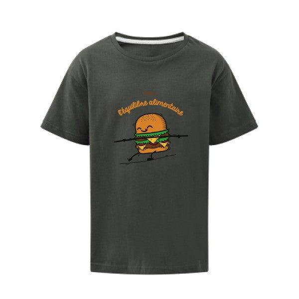 BURGER ADDICT SG - Kids T-shirt enfant Charcoal Taille 152 (11-12/2XL)