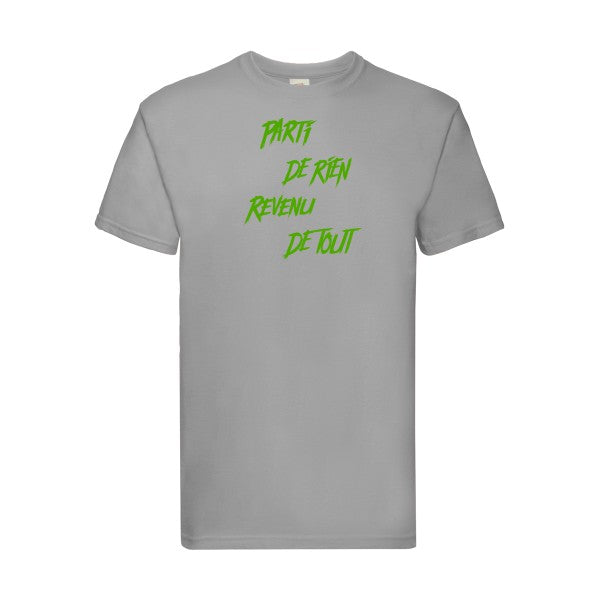 T-shirt|Parti de rien |Vert pomme|Fruit of the loom 205  G