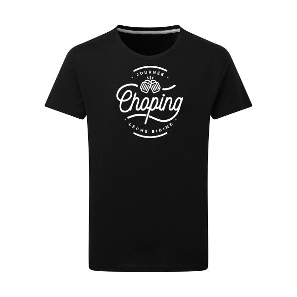 Journée Choping - Flex Blanc Tshirt original Dark Black  4XL