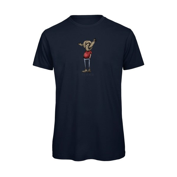 T-shirt humour original Tete De Nœud T Shirt couleur Navy