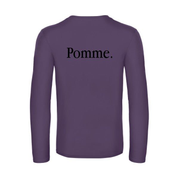 pub subliminale - t shirt- manches- longues- original- humour- Urban Purple impression Dos