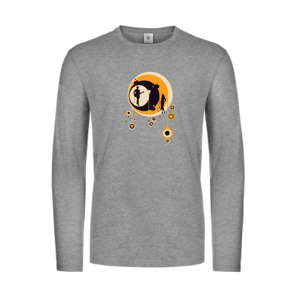 70-s-t-shirt-manches-longues-original-humour -Sport Grey