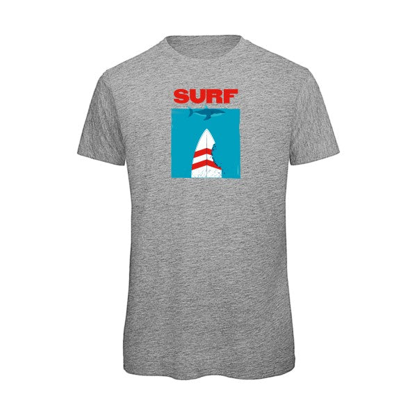 T-shirt humour original Surf T Shirt couleur Sport Grey
