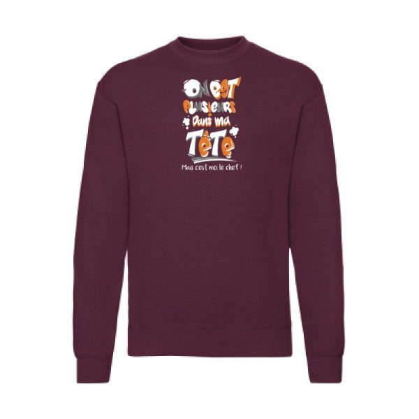 C'est moi le chef ! Fruit of the loom 280 g/m² Sweat shirt