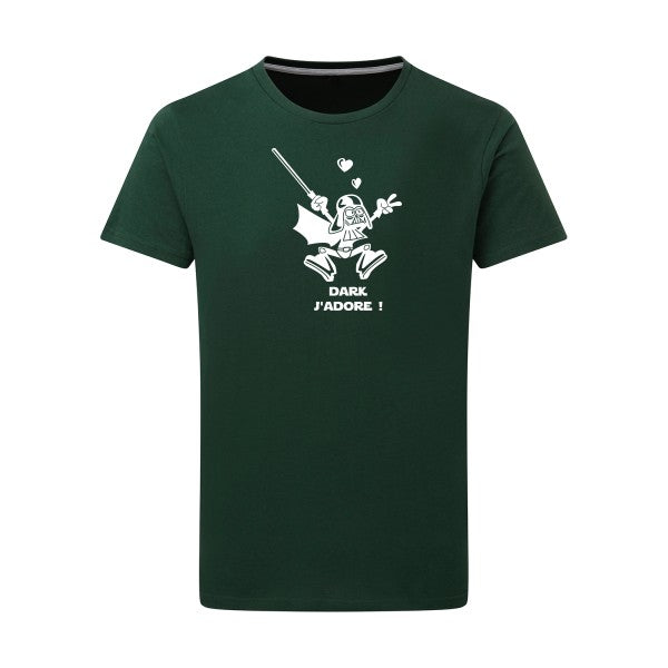 dark Blanc -Flex Blanc sur T-shirt SG  Bottle Green  2XL