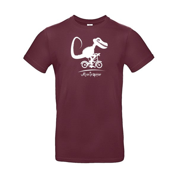 vélociraptor B&C- T-shirt E190|Burgundy||2XL