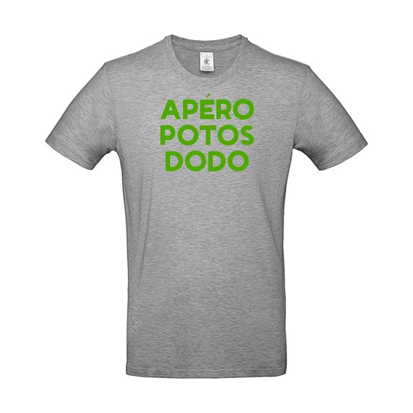 Apéro Potos Dodo  Flex Vert pomme |E190 T-shirt|Sport Grey||5XL