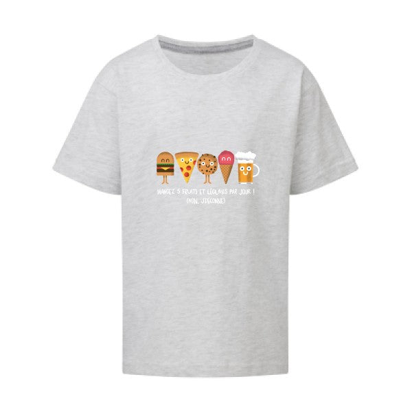 5 fruits et légumes SG - Kids T-shirt enfant Ash Grey Taille 152 (11-12/2XL)