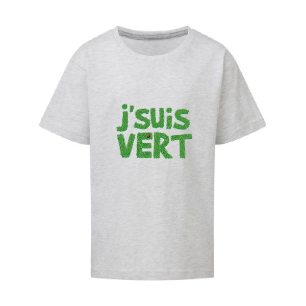 J'suis vert SG - Kids T-shirt enfant Ash Grey Taille 152 (11-12/2XL)