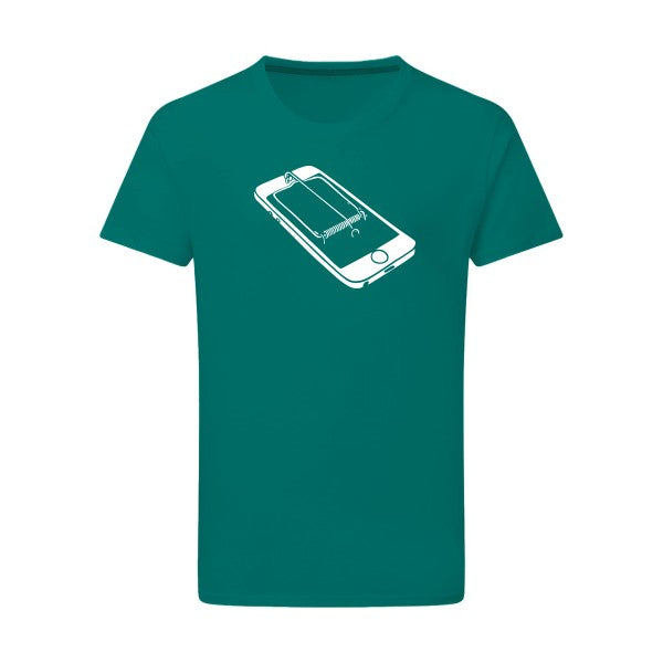 Piège - Flex Blanc Tshirt original Emerald Green  2XL