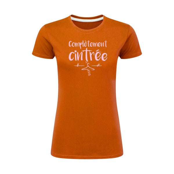 Complètement cintré  |Rose |T shirt original femme|SG