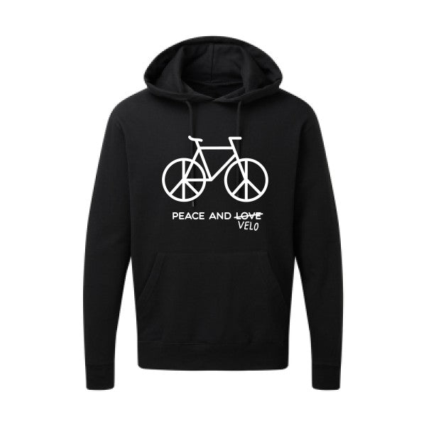 Peace and vélo Blanc SG - Hooded Sweatshirt Sweat capuche