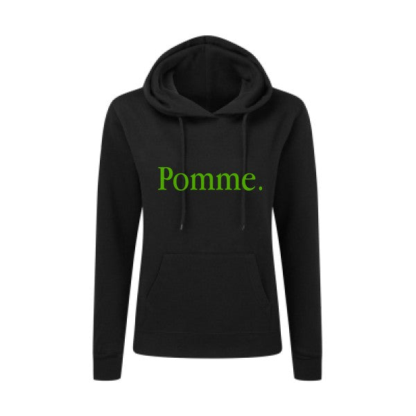 Pub Subliminale Vert pomme |Sweat original à capuche Femme