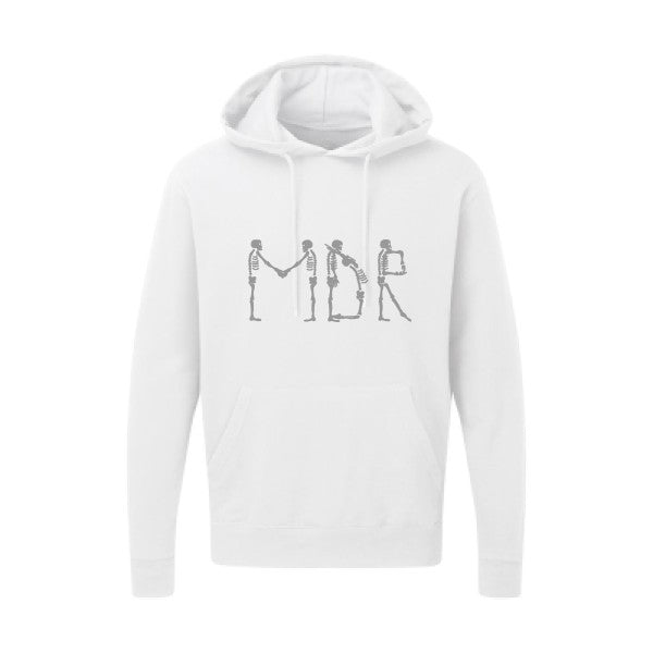 MDR |Sweat  capuche humoristique Gris 