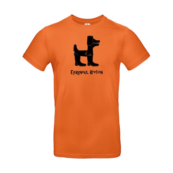 Epagneul bretonFlex noir- T-shirt E190|Urban Orange||2XL