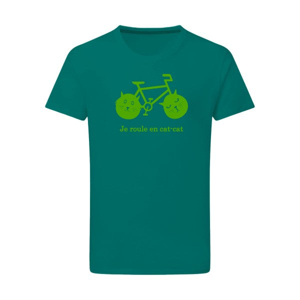 cat-cat bike - Flex Vert pomme Tshirt original Emerald Green  2XL