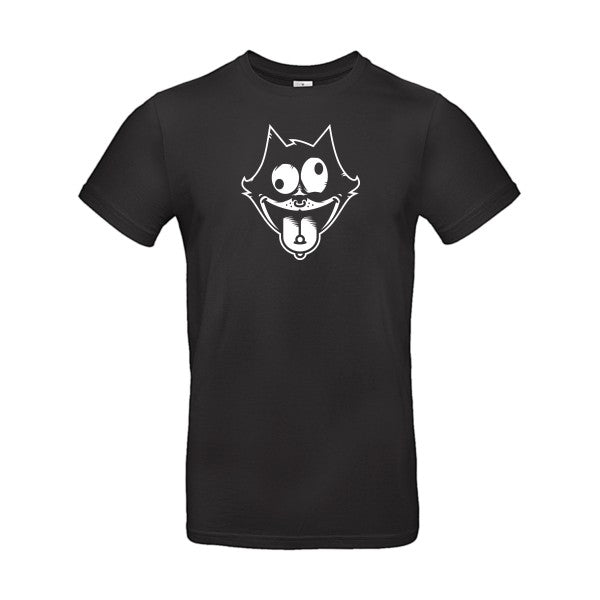 Freak the cat !Flex Blanc - E190 T-shirt|Black||5XL