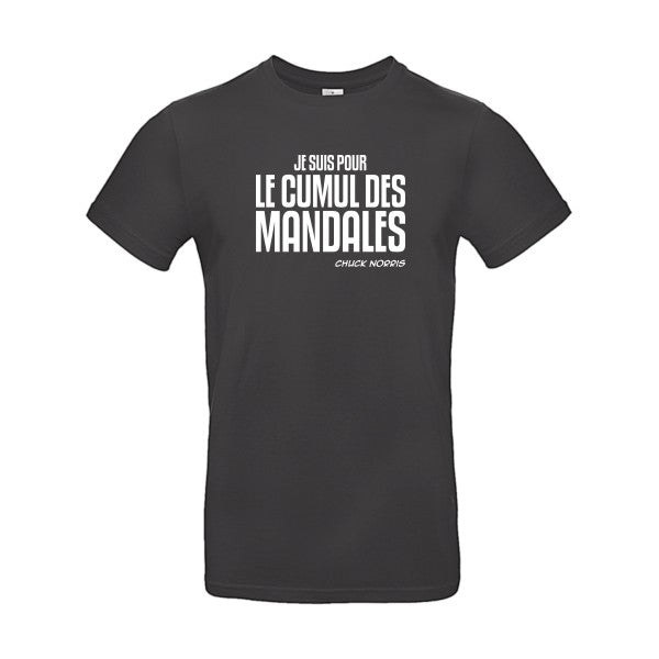 Cumul des Mandales B&C - E190 T-shirt|Used Black||2XL